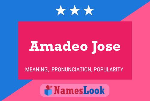 Постер имени Amadeo Jose