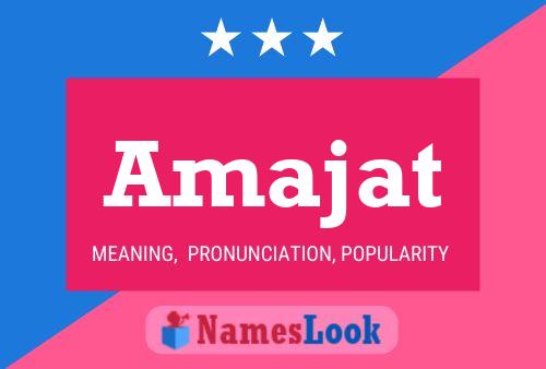 Постер имени Amajat