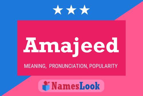 Постер имени Amajeed