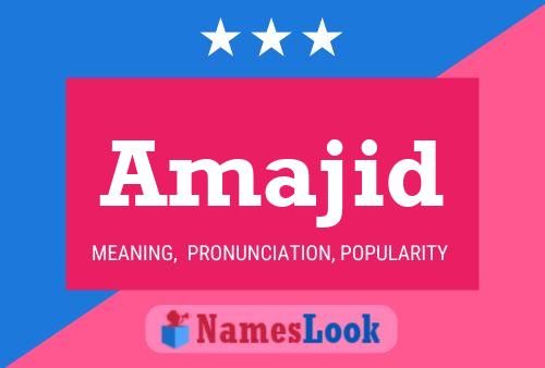 Постер имени Amajid