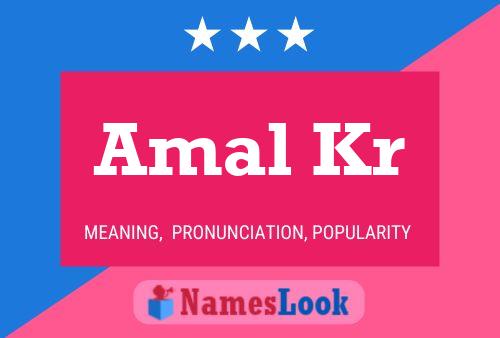 Постер имени Amal Kr