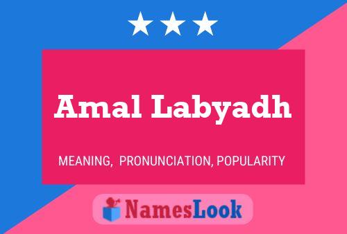 Постер имени Amal Labyadh