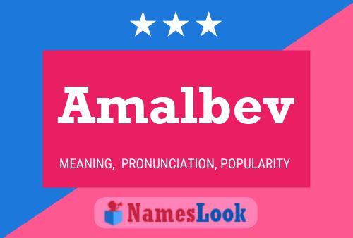 Постер имени Amalbev