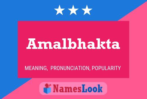 Постер имени Amalbhakta