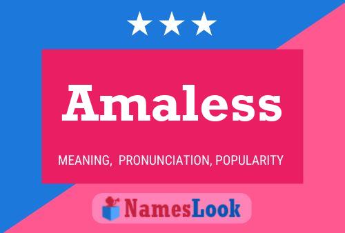 Постер имени Amaless