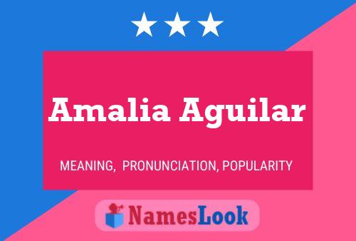 Постер имени Amalia Aguilar