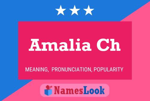 Постер имени Amalia Ch