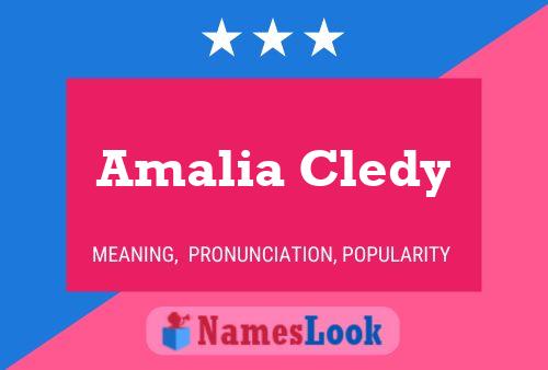 Постер имени Amalia Cledy