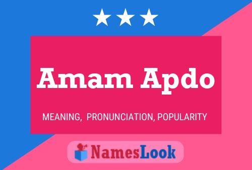 Постер имени Amam Apdo