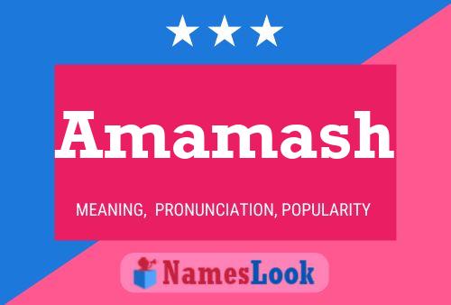 Постер имени Amamash