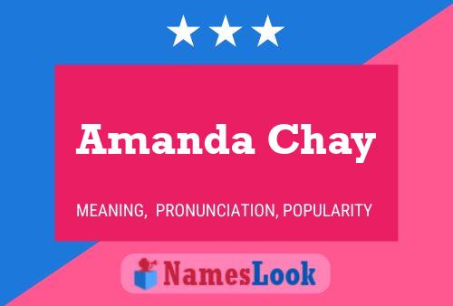 Постер имени Amanda Chay