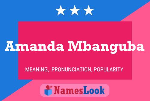 Постер имени Amanda Mbanguba