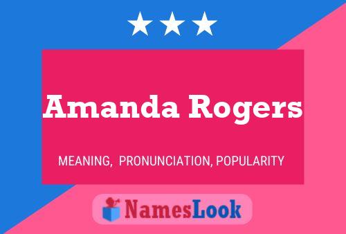 Постер имени Amanda Rogers