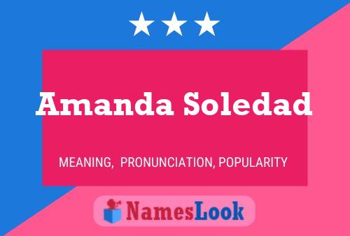 Постер имени Amanda Soledad