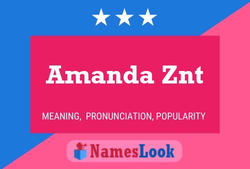 Постер имени Amanda Znt