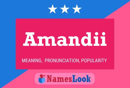 Постер имени Amandii