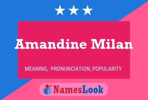 Постер имени Amandine Milan