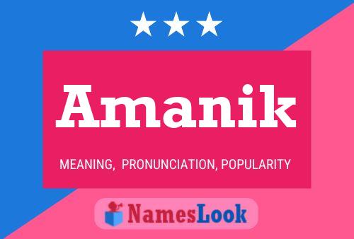 Постер имени Amanik