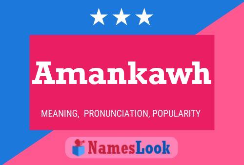 Постер имени Amankawh