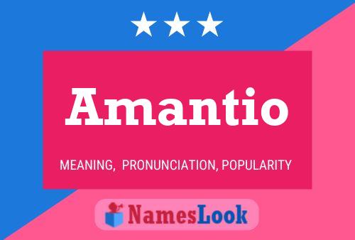 Постер имени Amantio