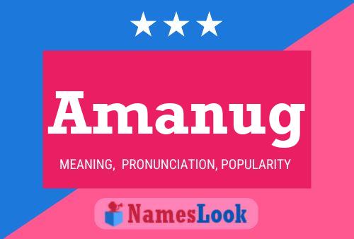 Постер имени Amanug