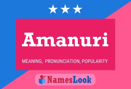 Постер имени Amanuri