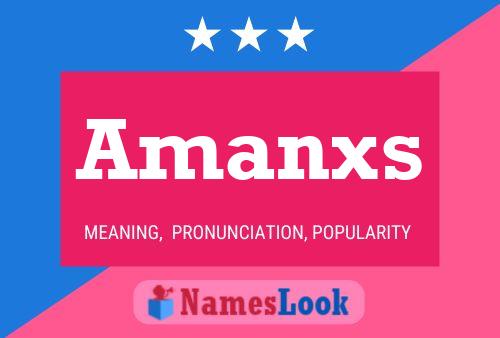 Постер имени Amanxs