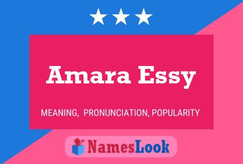 Постер имени Amara Essy