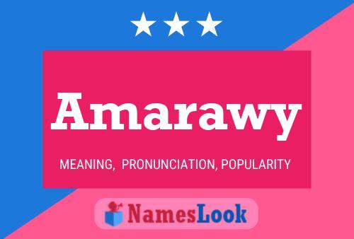 Постер имени Amarawy