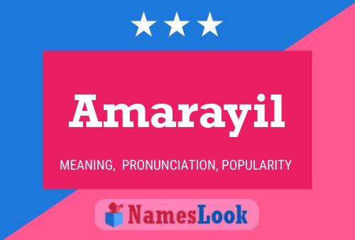 Постер имени Amarayil