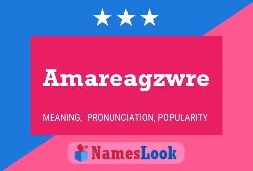 Постер имени Amareagzwre