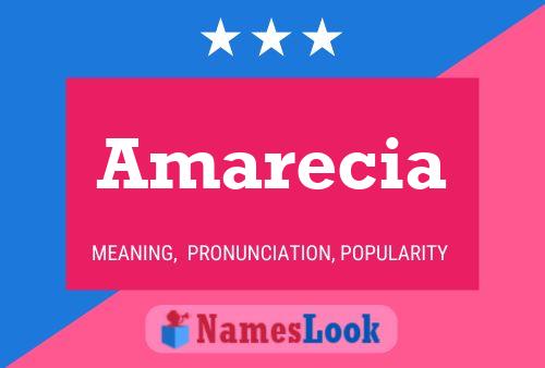 Постер имени Amarecia