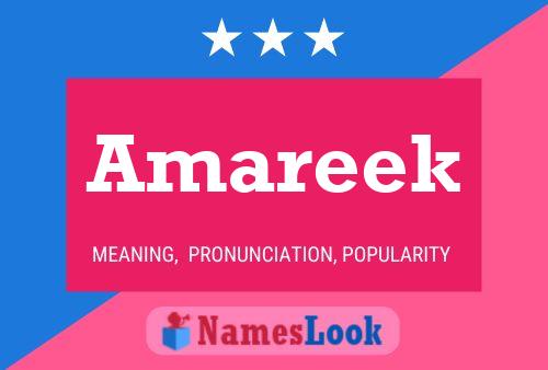 Постер имени Amareek