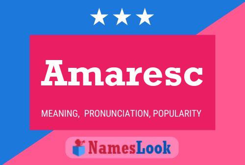 Постер имени Amaresc