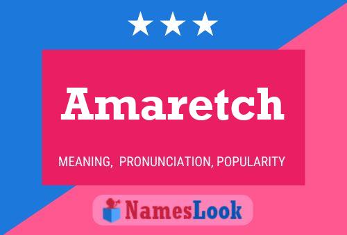 Постер имени Amaretch