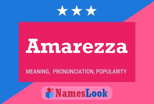 Постер имени Amarezza