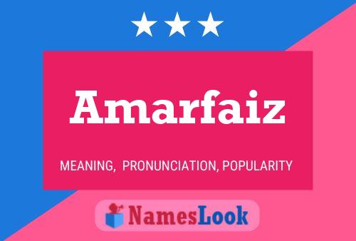 Постер имени Amarfaiz