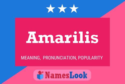 Постер имени Amarilis