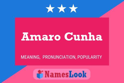 Постер имени Amaro Cunha