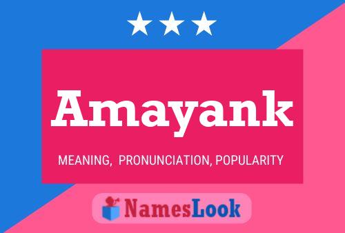 Постер имени Amayank