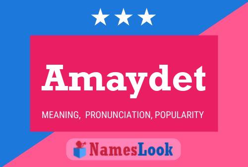 Постер имени Amaydet