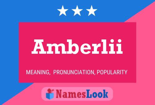 Постер имени Amberlii