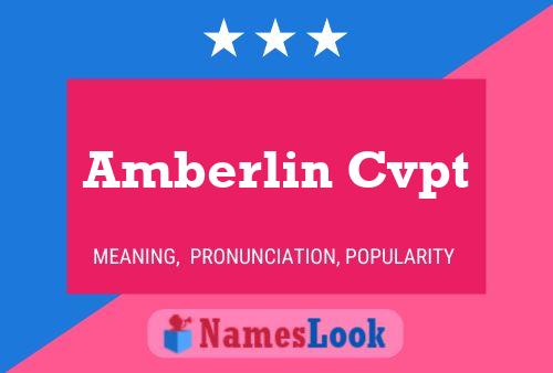 Постер имени Amberlin Cvpt