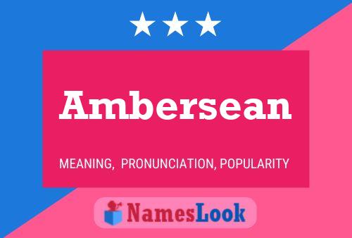 Постер имени Ambersean