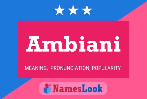 Постер имени Ambiani