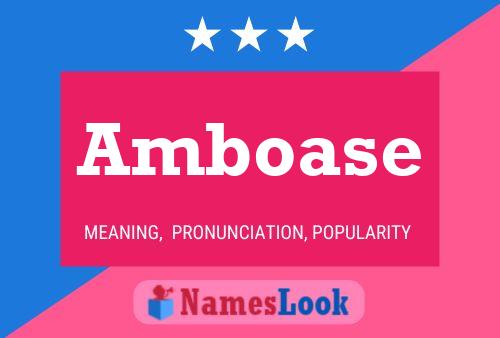 Постер имени Amboase