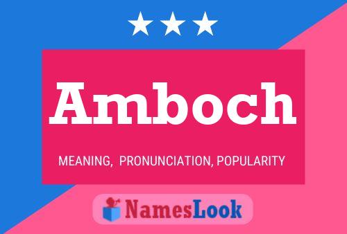 Постер имени Amboch