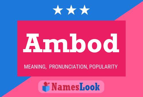 Постер имени Ambod