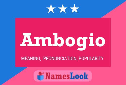 Постер имени Ambogio