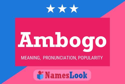 Постер имени Ambogo